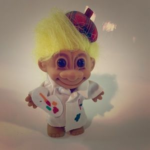 Troll artist doll
